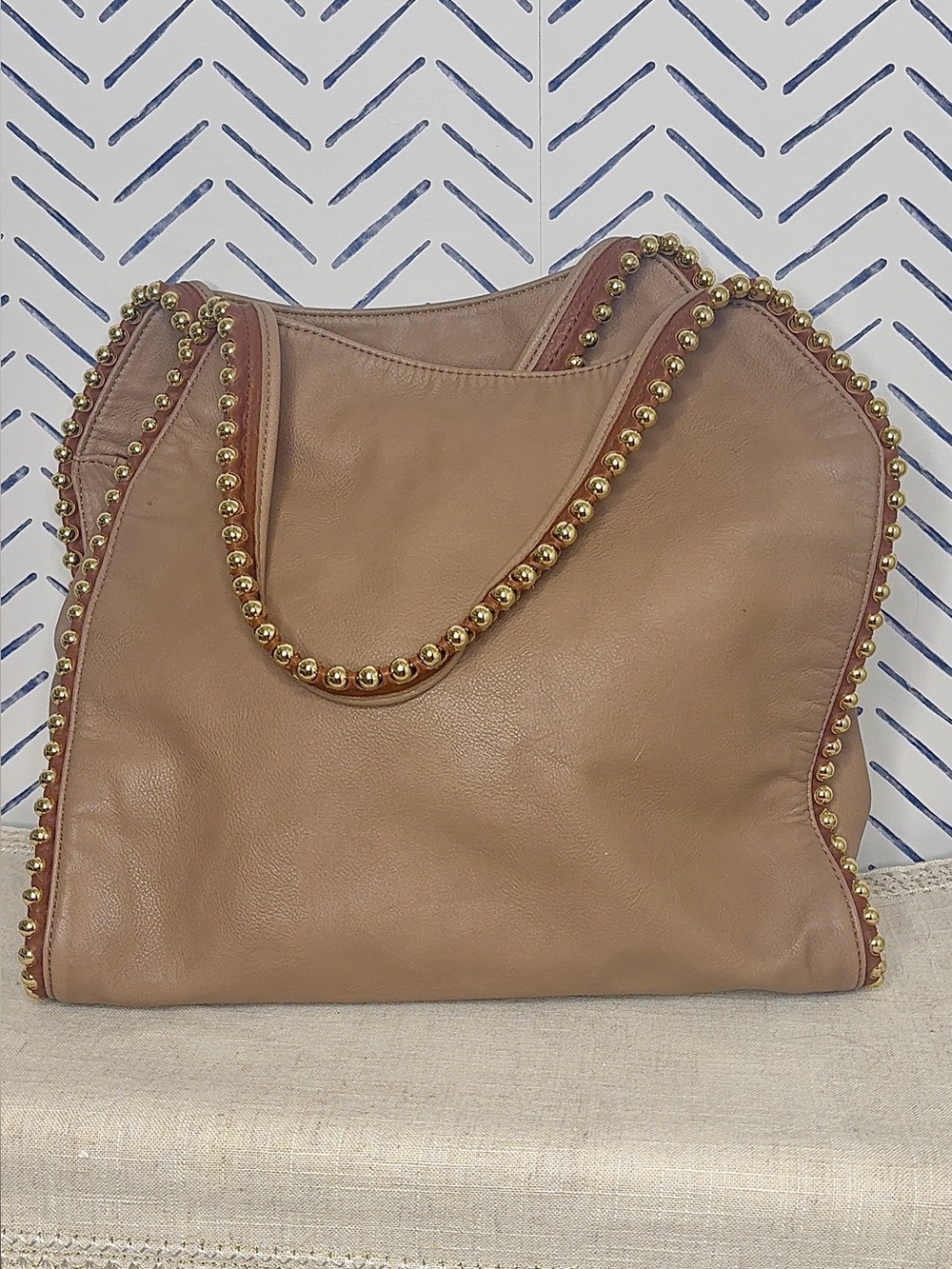 Big Buddha Camel Tan Gold Leather - Picture 2 of 11